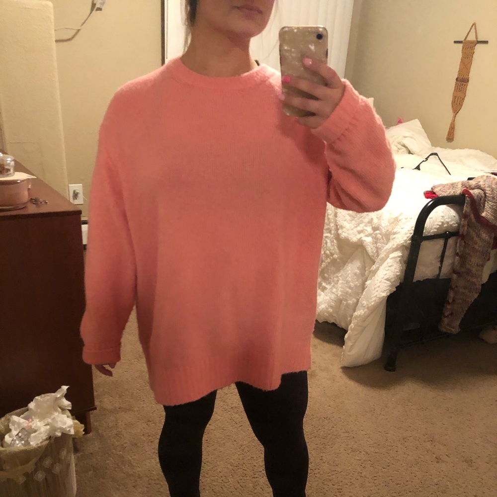 Pink sweater